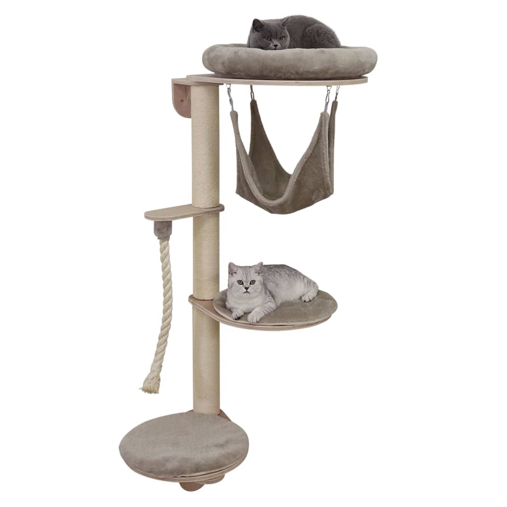Kerbl Kattenmeubel Dolomit Grappa wandmontage 158 cm taupe afbeelding