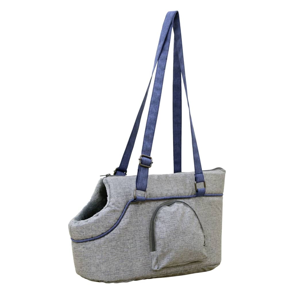 Thumbnail - Kerbl Haustier-Tragetasche Marie 46x23x25 cm Grau und Blau