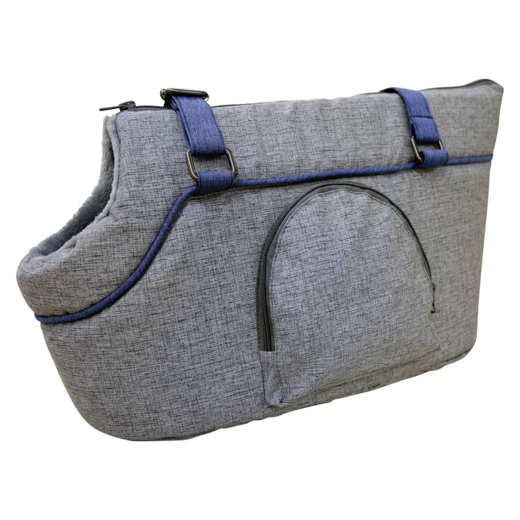 Thumbnail - Kerbl Haustier-Tragetasche Marie 46x23x25 cm Grau und Blau