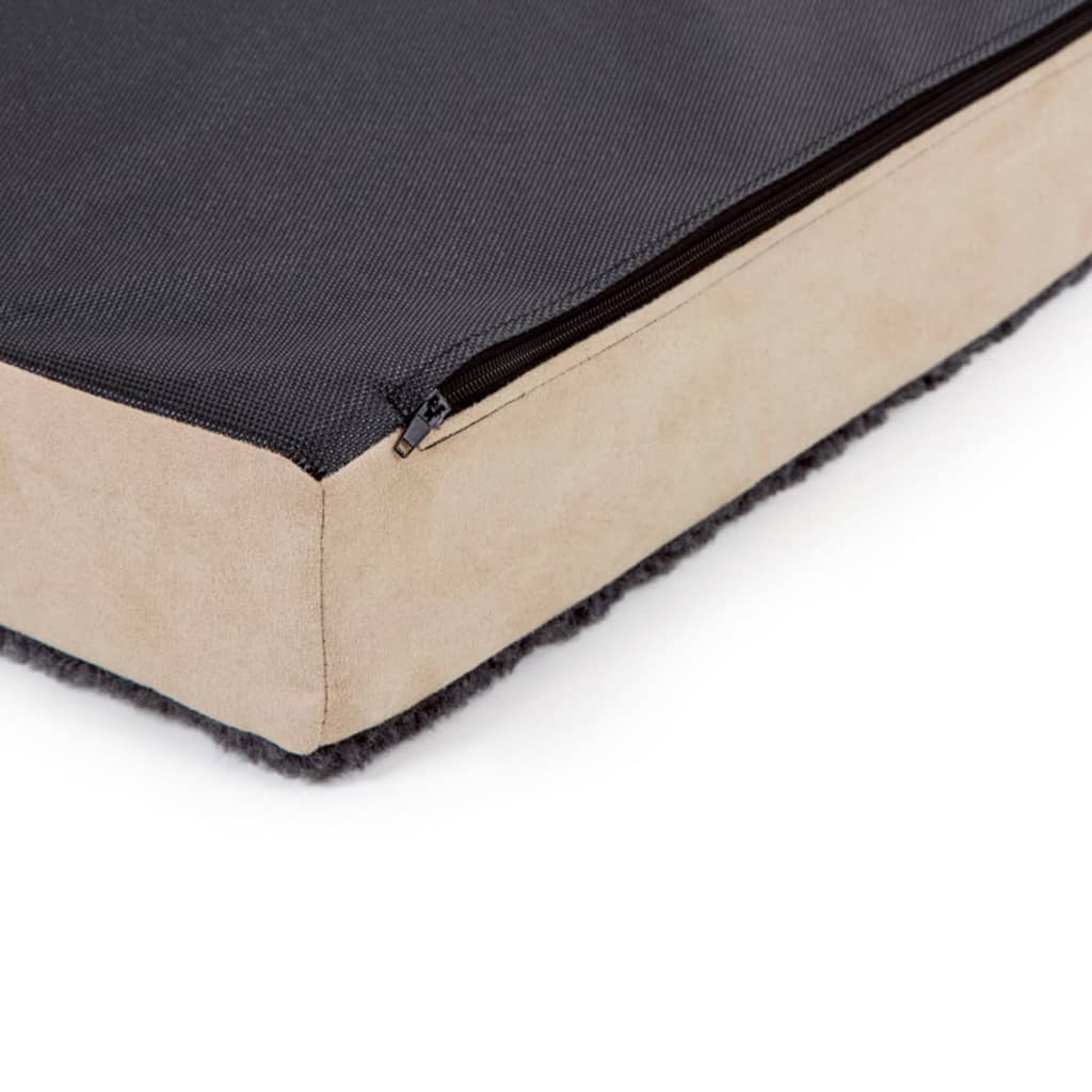 VidaXL - Kerbl Hondenmatras met traagschuim 100x60 cm beige en grijs 80327