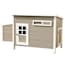  Kerbl ECO Barney szürke és fehér műanyag tyúkól 137 x 73 x 83 cm termék 2. képe