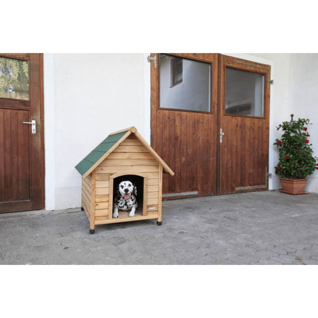 Thumbnail - Kerbl Hundehütte 85 x 73 x 80 cm Braun und Grün 82394