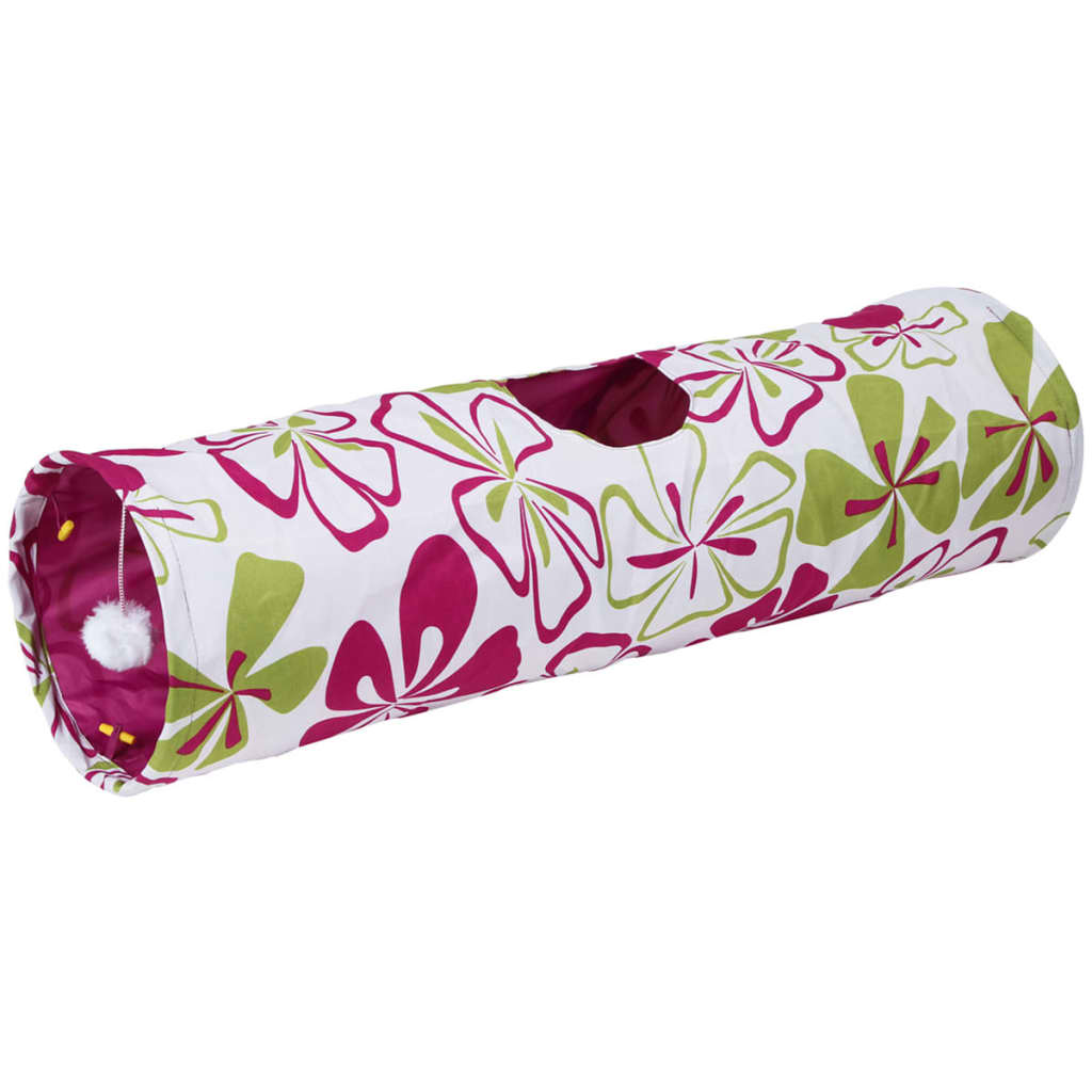 415647 Kerbl Cat Tunnel ”Flower” 25×90 cm 82638