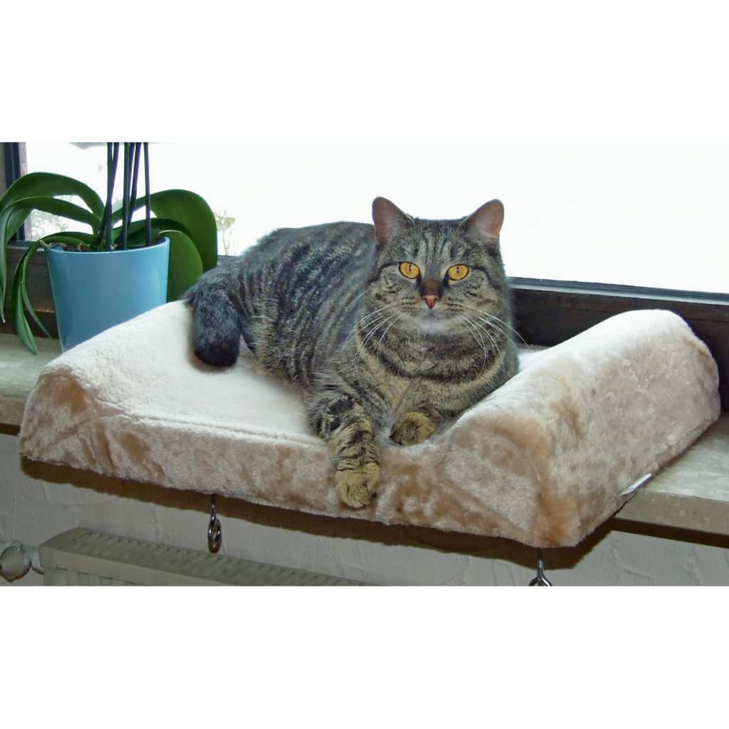Lit De Rebord De Fenêtre Pour Chats Beige 36 X 56 Cm 82656 Kerbl 14 width=274