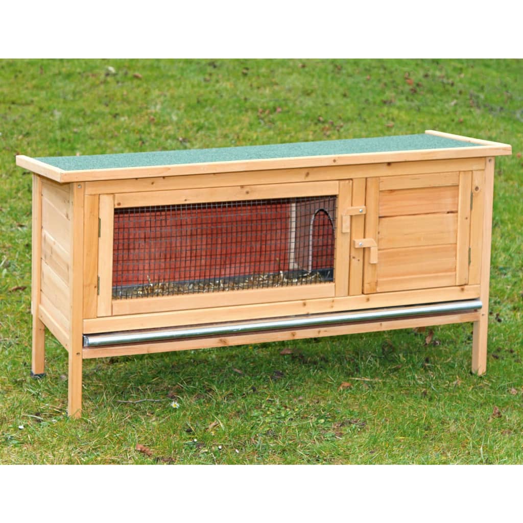 Kerbl Konijnenhok Alfred 116x45x62 cm geglazuurd hout afbeelding