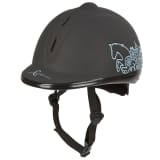 Covalliero Capacete/toque equitação Beauty VG1 53-57 cm preto 328251