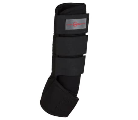 Kerbl Vierdelige beenbeschermer set zwart full 320133