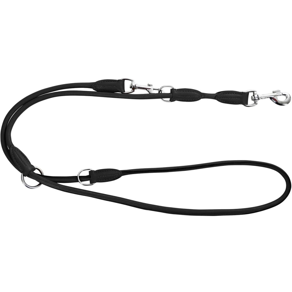 Kerbl guide hundesnor Roma 2 m læder sort 81097