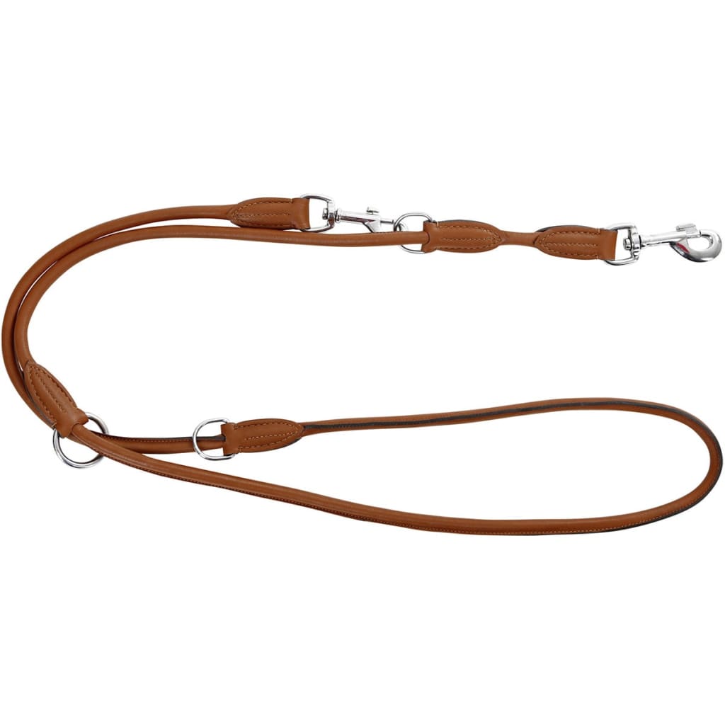 Kerbl Laisse de guide pour chiens Roma 2 m Cuir Marron 81098