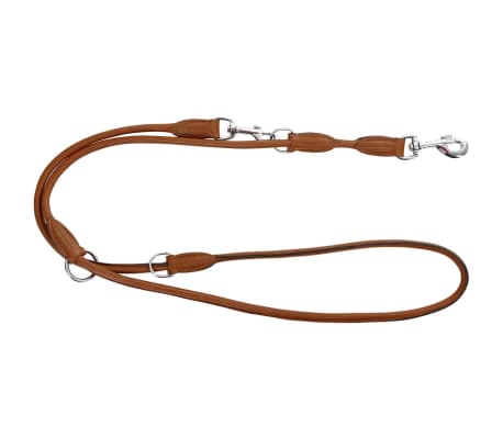 Kerbl Guide Dog Leash Roma 2 m Leather Brown 81098