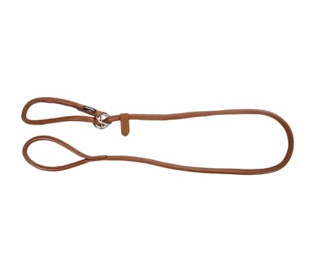 Kerbl Slip Dog Leash Roma 1.7 m Leather Brown 81100