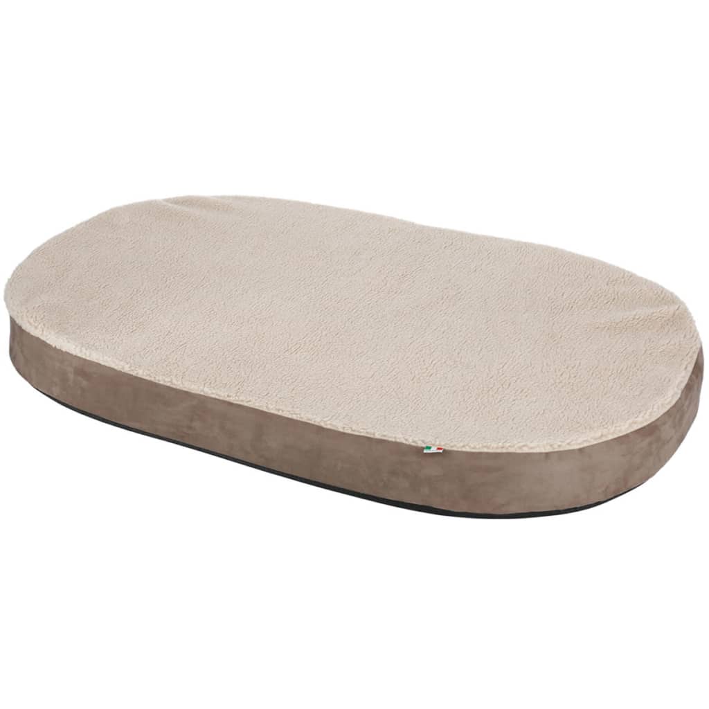 Afbeelding Kerbl Hondenmatras met traagschuim ovaal 100x65 cm beige en grijs 80333 door Vidaxl.nl