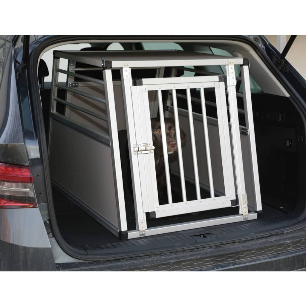 Kerbl Hunde-Transportbox Barry 92x 65x 65,5 cm Aluminium