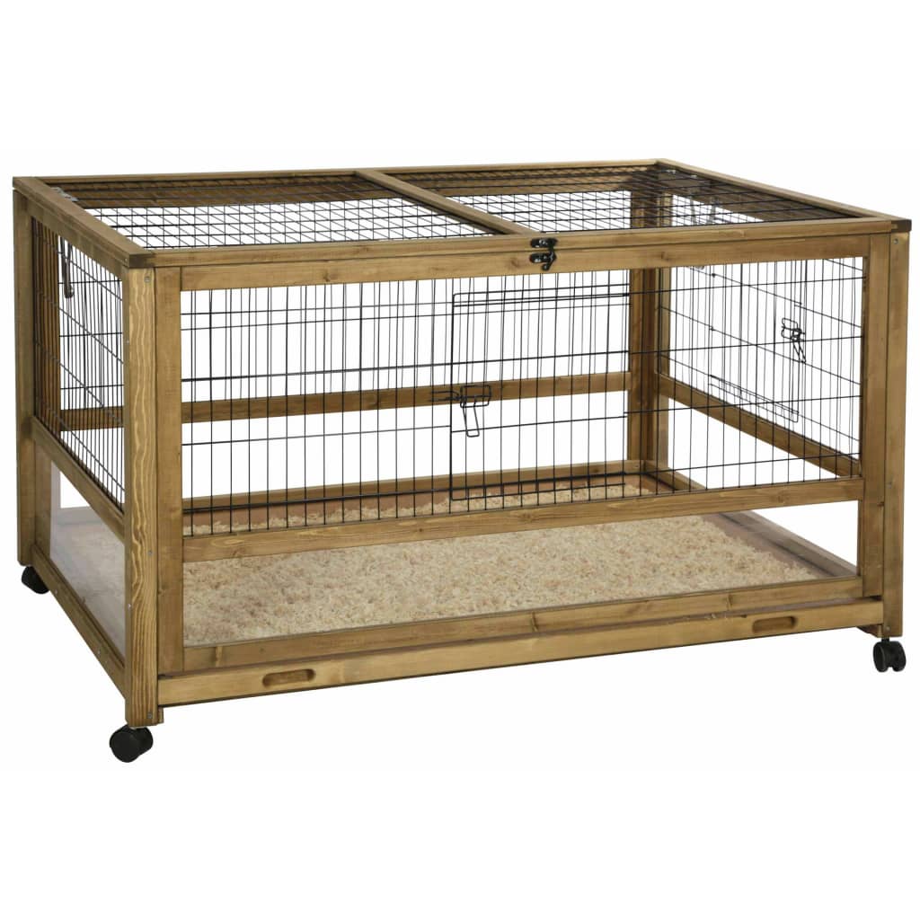 Kerbl Cage de petits animaux pour espace intérieur 116x75x70 cm Bois