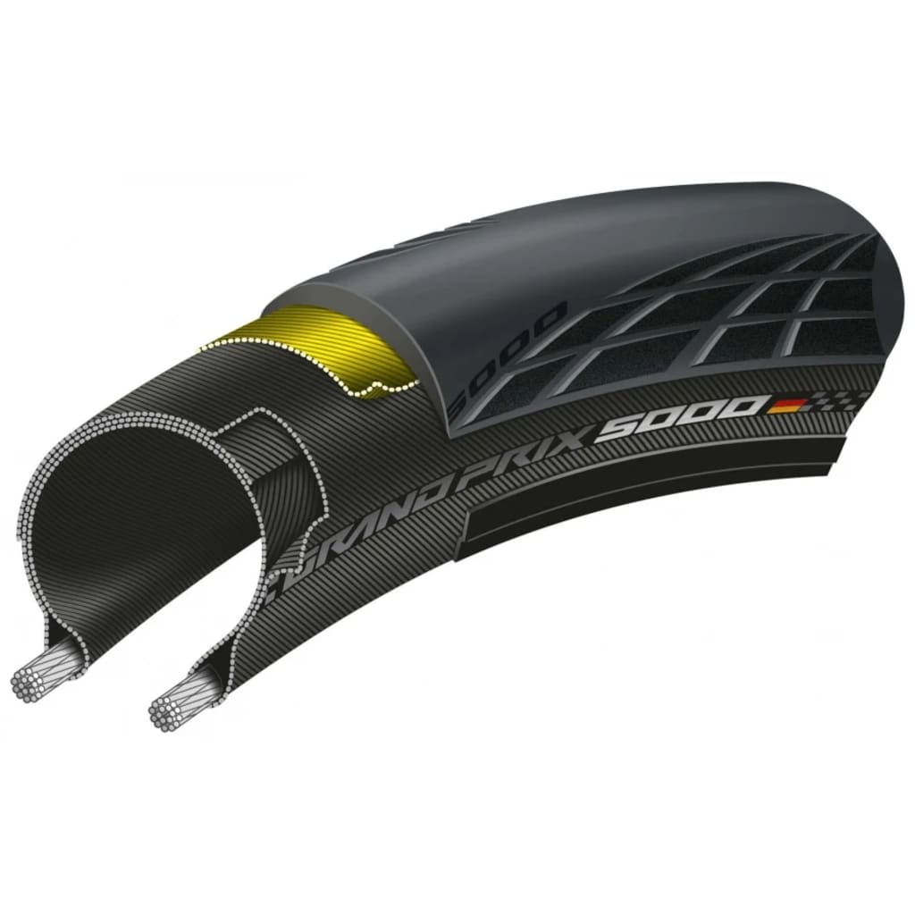 Continental buitenband Grand Prix 5000 28 x 1.25 (32-622) vouw