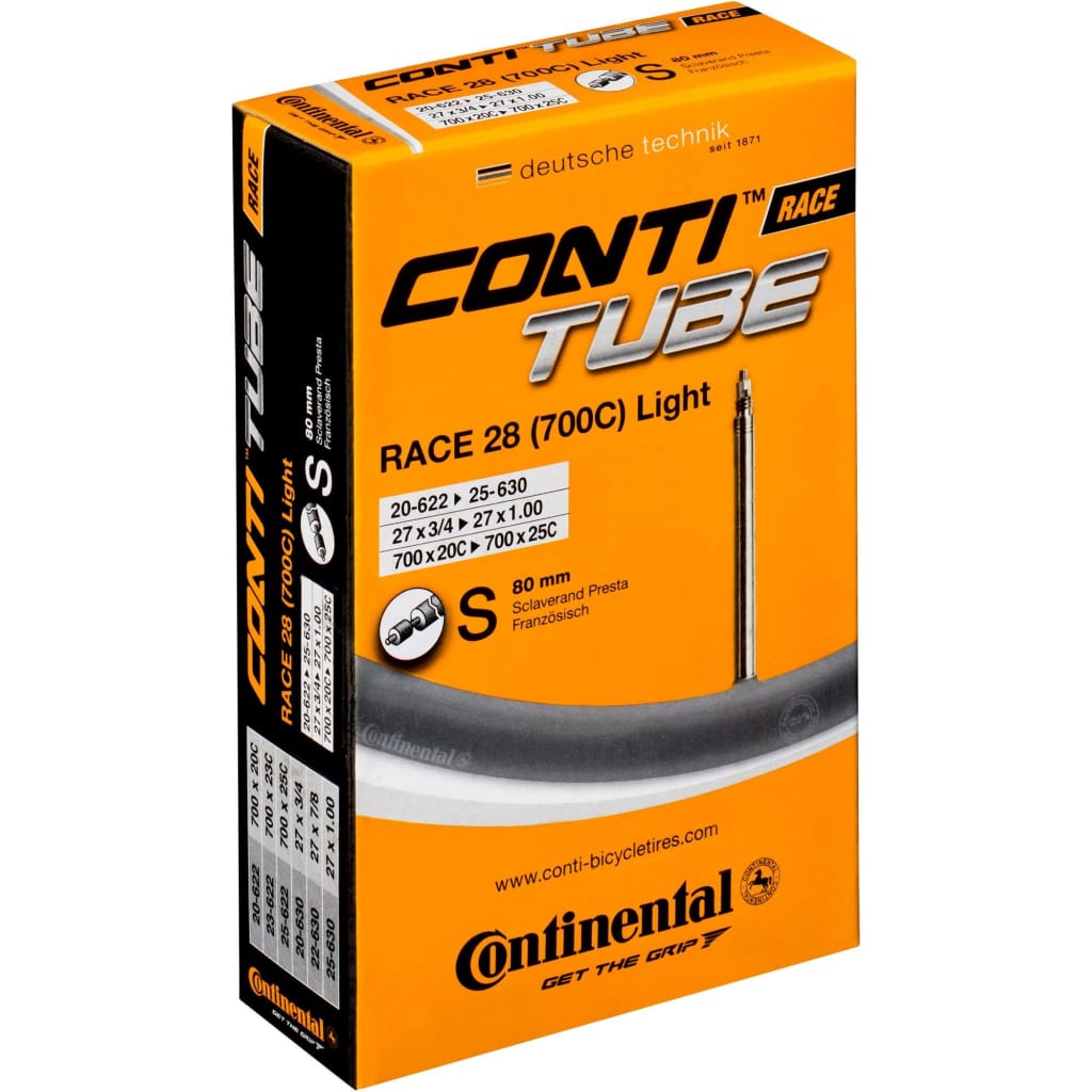 Continental binnenband Race Light 28 inch (18/25-622/630) FV 80 mm