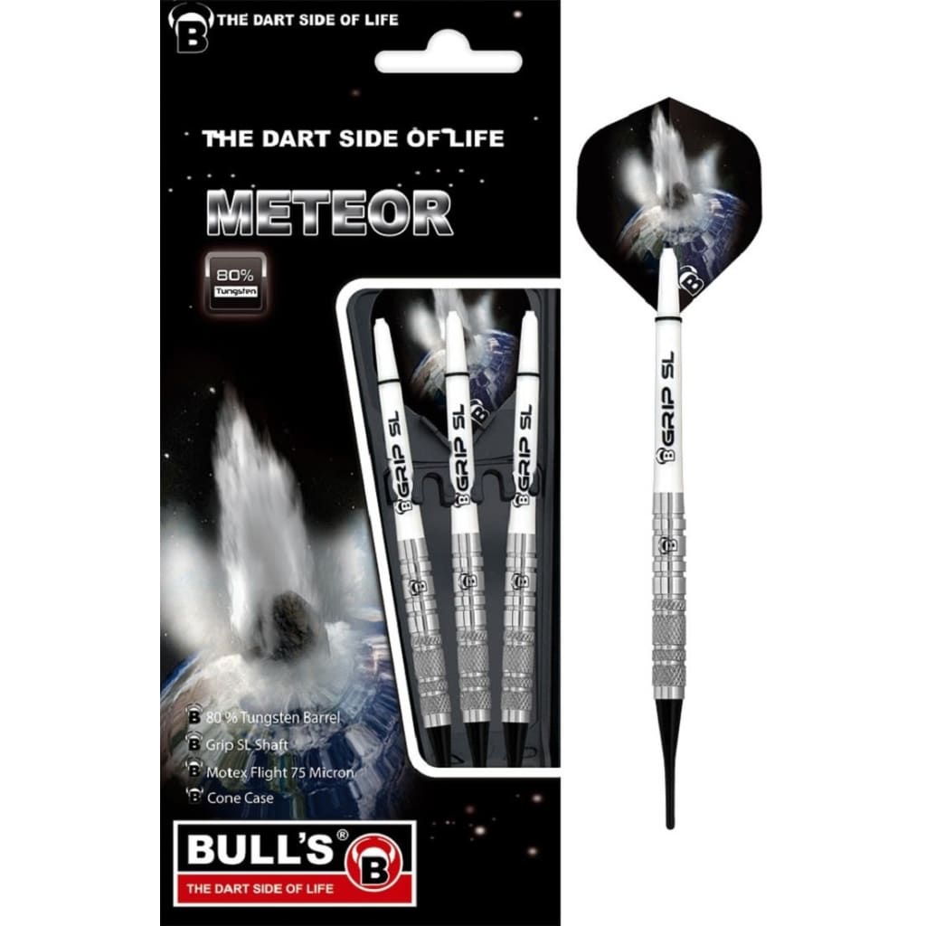 Bull S Bulls Dartpijlen Meteor Mt2 Softtip 80 Tungsten Gewicht 18 bull s kopen in de aanbieding Bull S Bulls Dartpijlen Meteor Mt2 Softtip 80 Tungsten Gewicht 18 bull s kopen in de aanbieding
