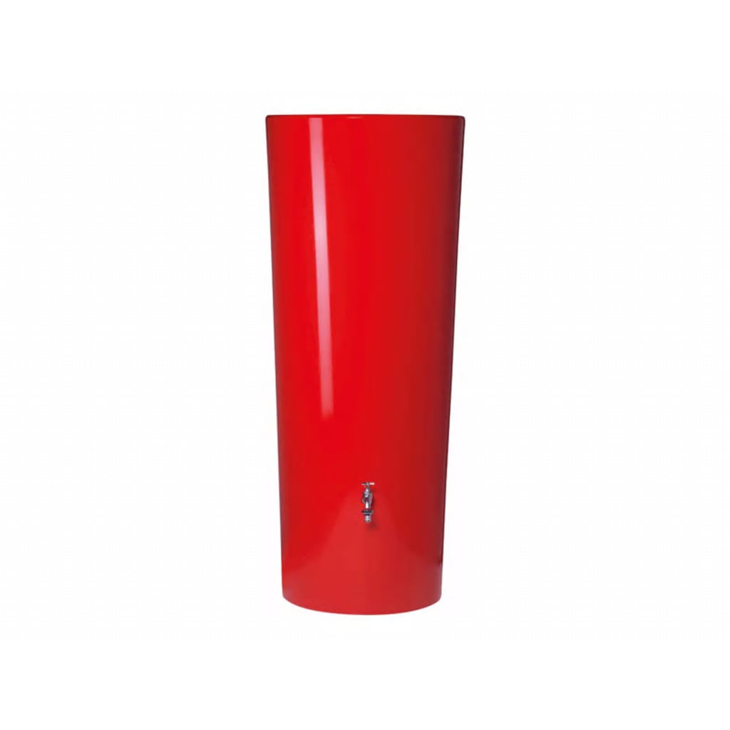 Afbeelding Design Regenton Rond Rood 350 Liter door Vidaxl.nl