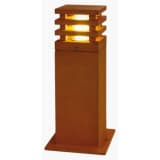 SLV - Borne extérieur rouille Rusty Square IP55 H40 cm