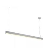 SLV - Q-LINE LED SIMPLE, suspension, 1500mm, gris argent