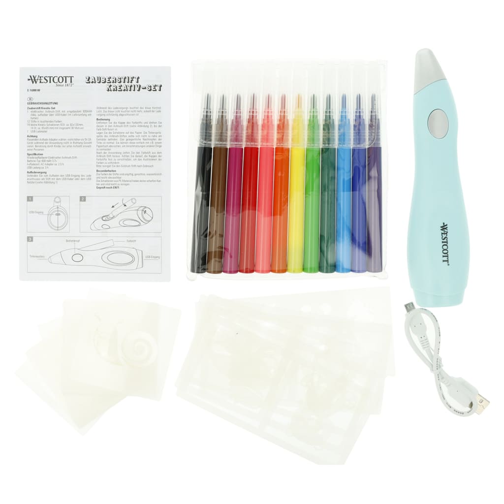 WESTCOTT Ensemble de stylos aérographes électriques