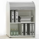 FMD Armario archivador de puerta corredera blanco 72x39x93,5cm 292-011