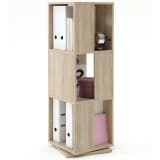 FMD Draaikast open ontwerp 34x34x108 cm eikenkleur 291-001