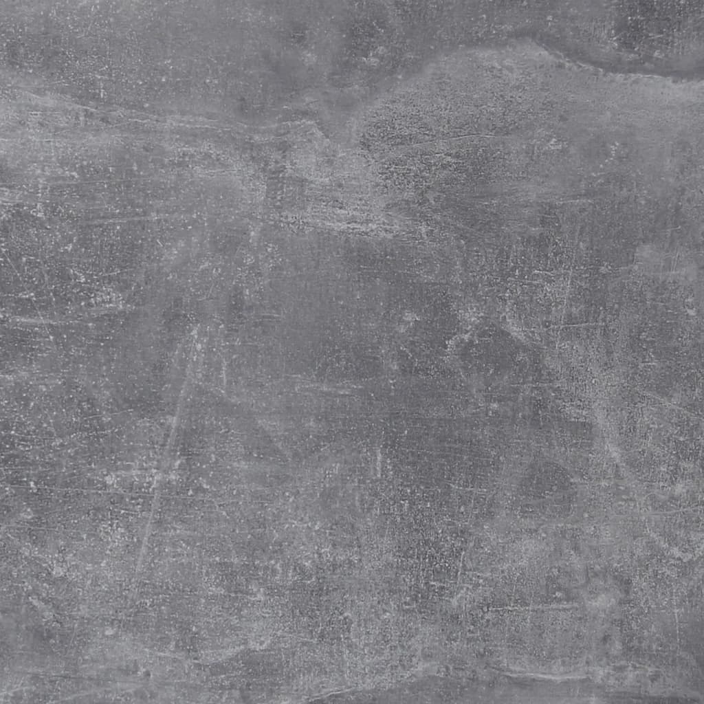 FMD Secretária c/ prateleiras laterais 117x73x75 cm cinzento cimento