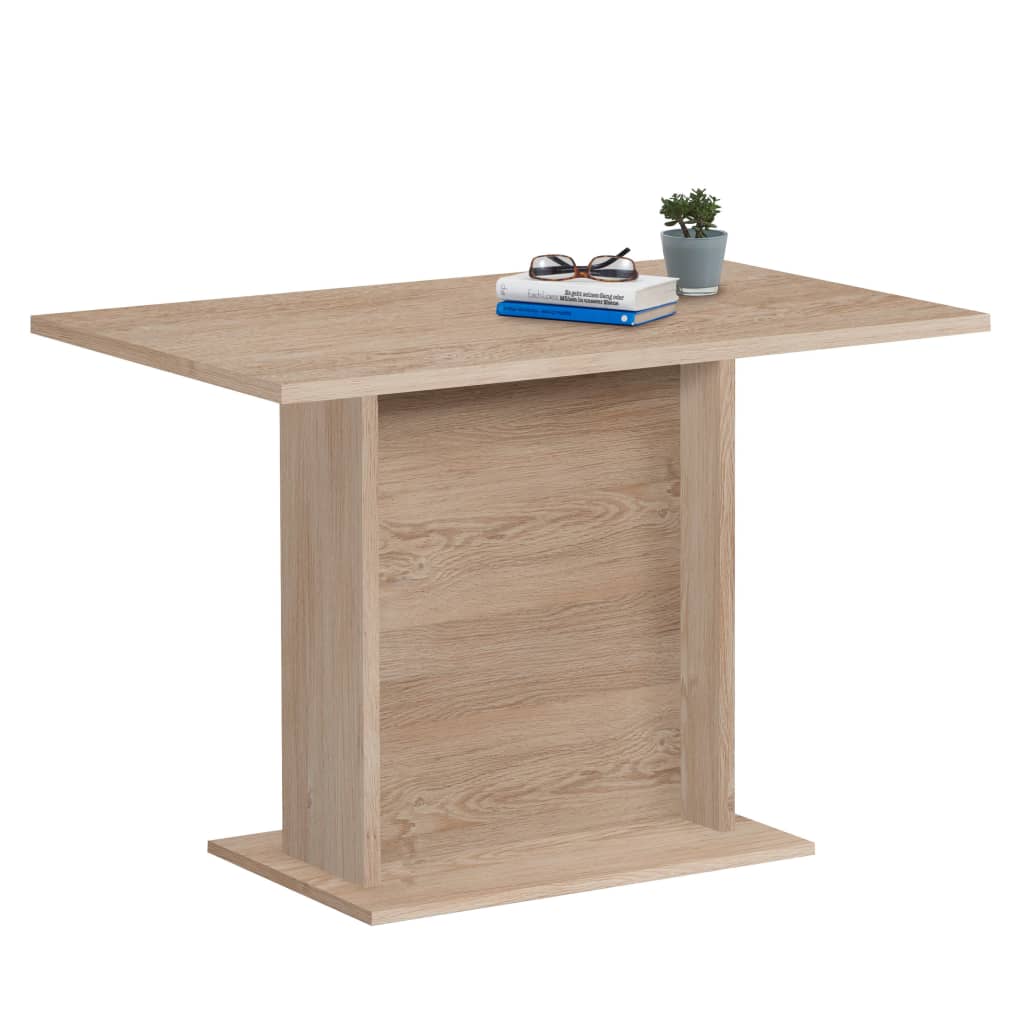 FMD Eettafel 110 cm eikenkleurig