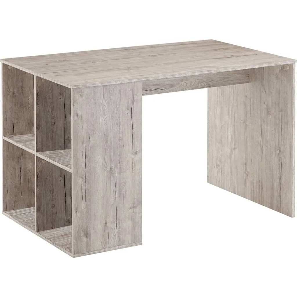 FMD Psací stůl s bočními policemi 117 x 73 x 75 cm pískový dub