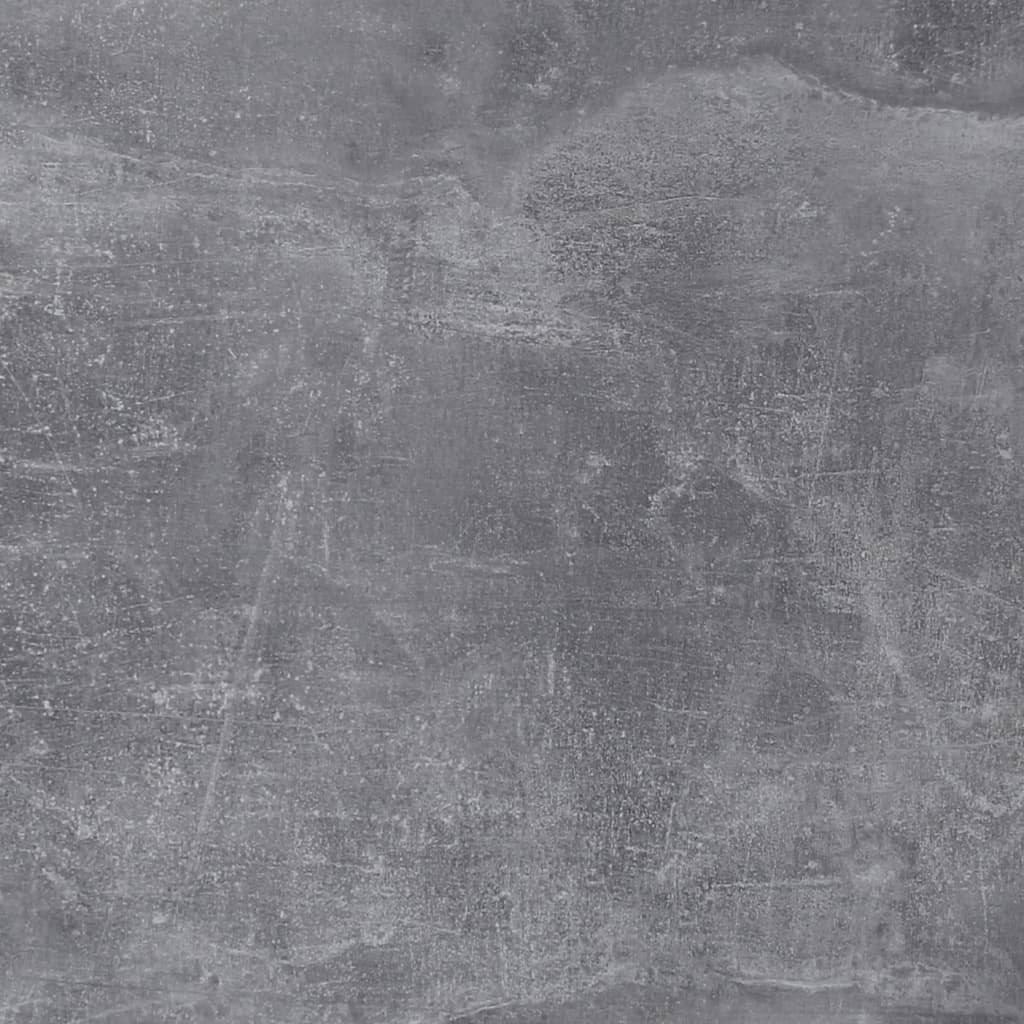 FMD betonszürke íróasztal oldalsó polcokkal 117 x 73 x 75 cm 