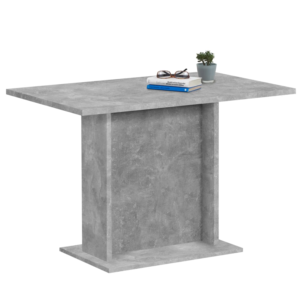 4: FMD spisebord 110 cm betongrå