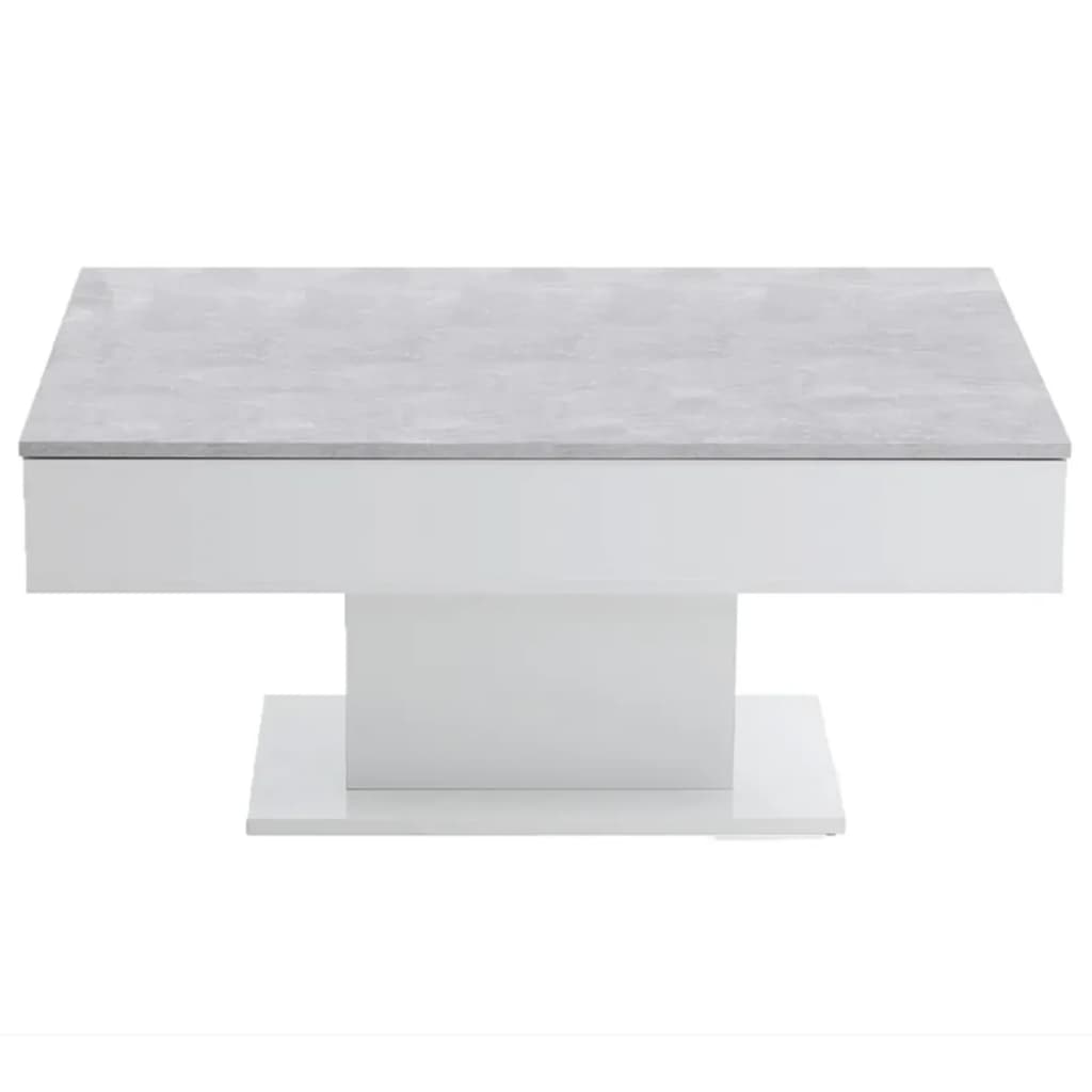FMD Salongbord betonggrå og hvit - Møbler > Bord > Stuebord > Salongbord