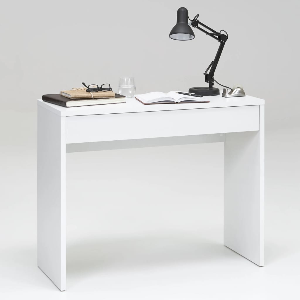 

FMD Bureau met brede lade 100x40x80 cm wit