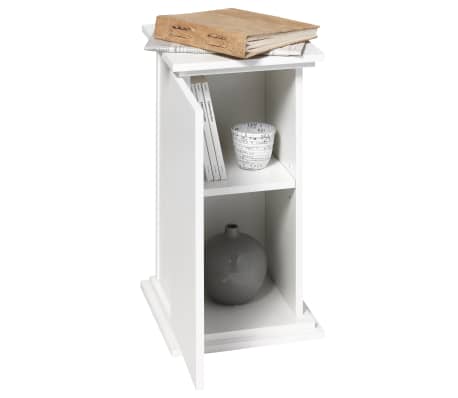 FMD Accent Table with Door 57.4cm White