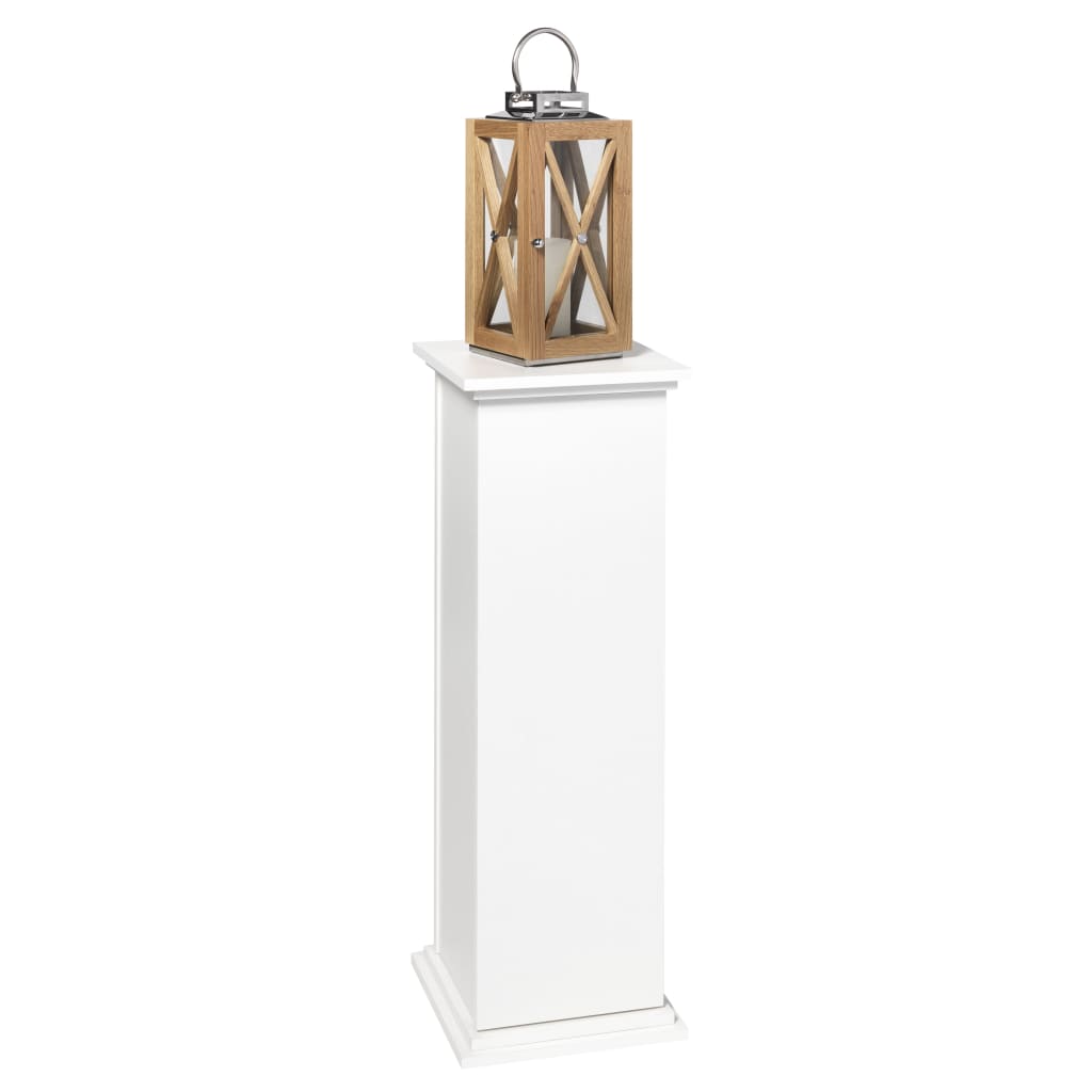 FMD Akcentinis staliukas su durelėmis, baltos spalvos, 88,5cm | Stepinfit