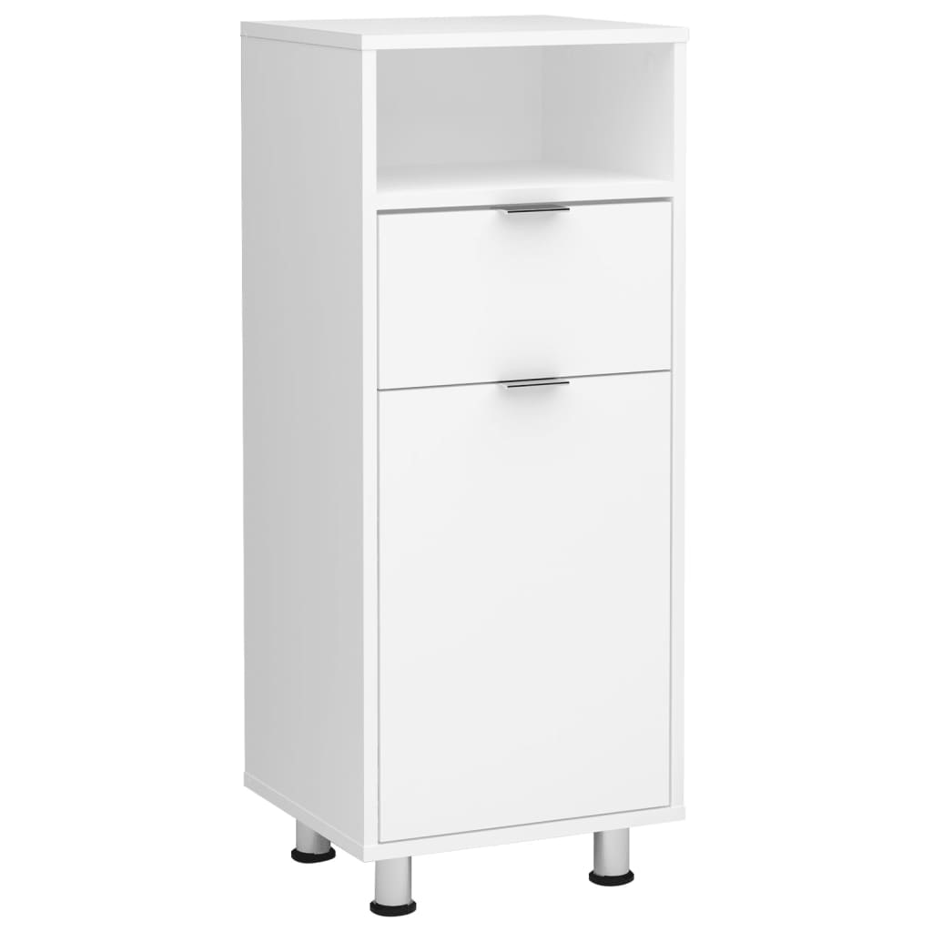 FMD Bathroom Cabinet 36.7×32.9×90.4 cm White