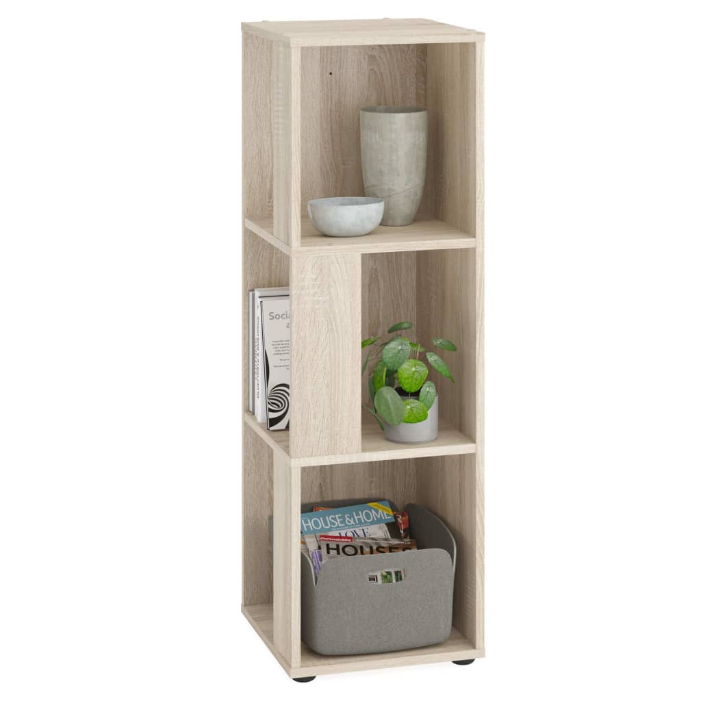 Corner Shelf With 6 Side Compartments Sonoma Oak FMD 15 width=274
