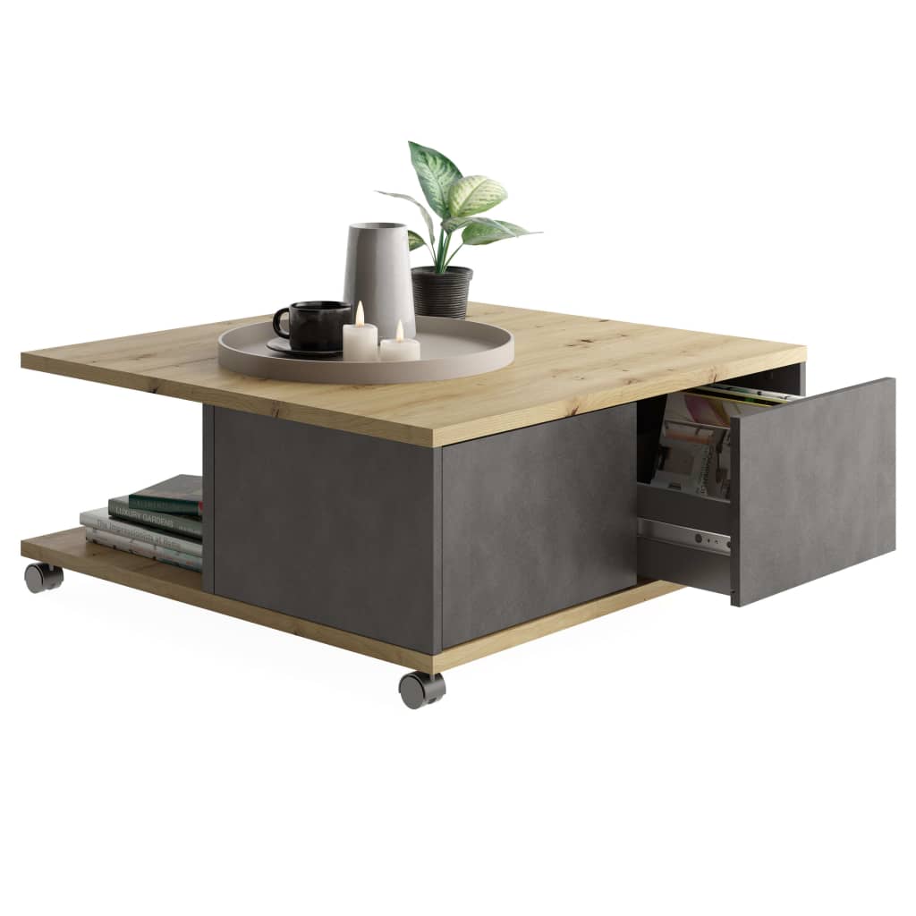 Couchtisch FMD Artisan-Eiche Mobiler