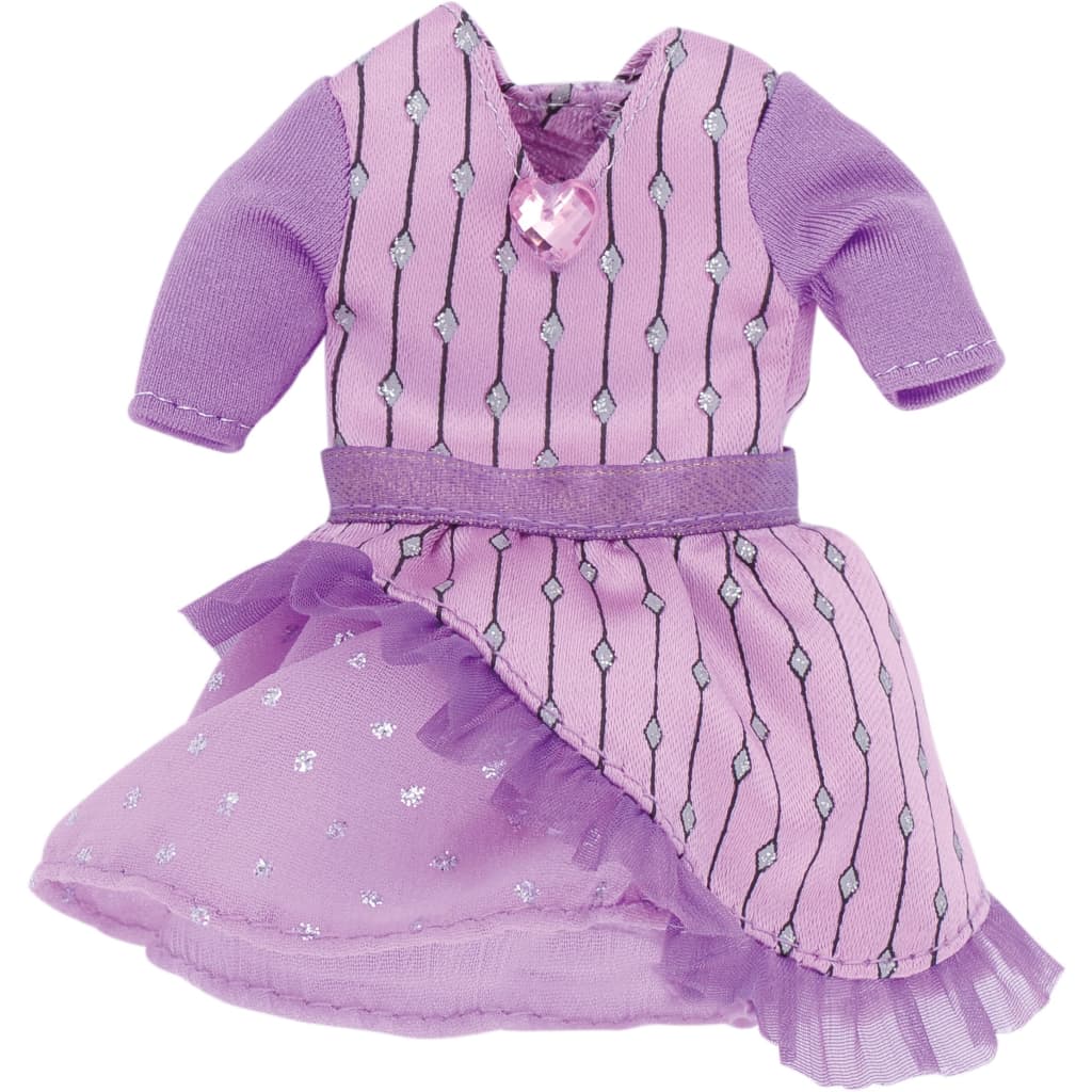 Käthe Kruse kruselings Chloe poppenjurkje magic outfit paars