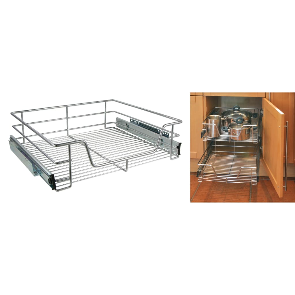 HI Panier à tiroir télescopique 60 cm