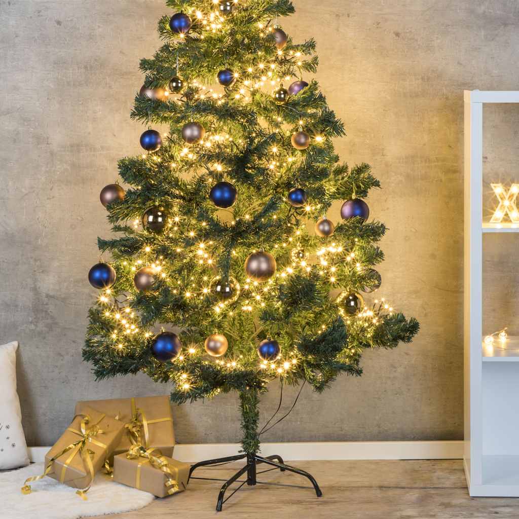 Thumbnail - HI Weihnachtsbaum mit Ständer aus Metall Grün 180 cm