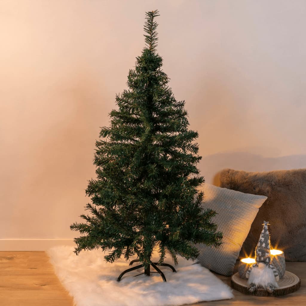 HI Weihnachtsbaum mit Metallständer Grün 120 cm | Stepinfit