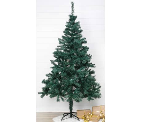 HI Kerstboom met metalen standaard 210 cm groen