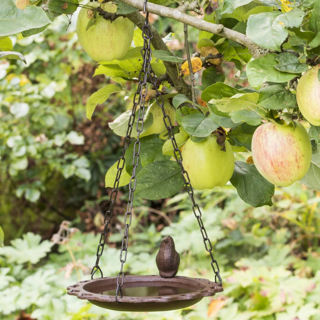 HI Baignoire suspendue pour oiseaux 20,5 cm Marron