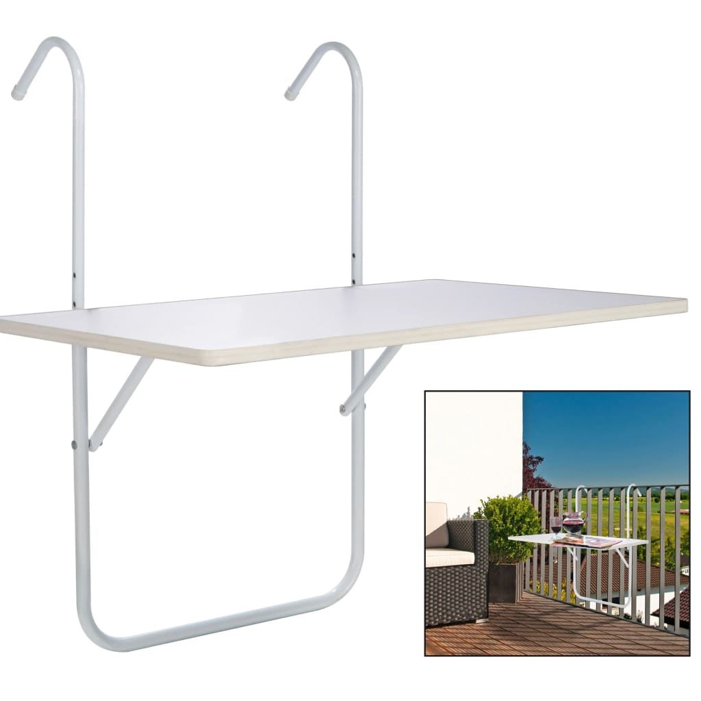 Table pliable 100 x 60 x 94 cm Aluminium HI