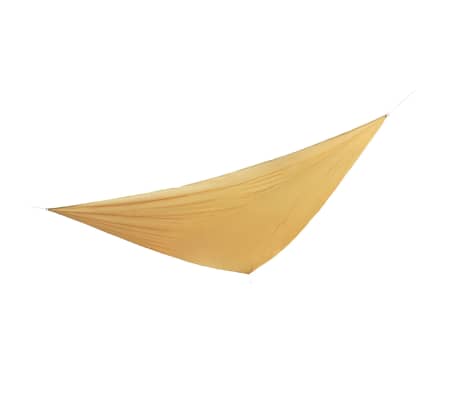 HI Toldo de vela triangular beige 5x5x5 m