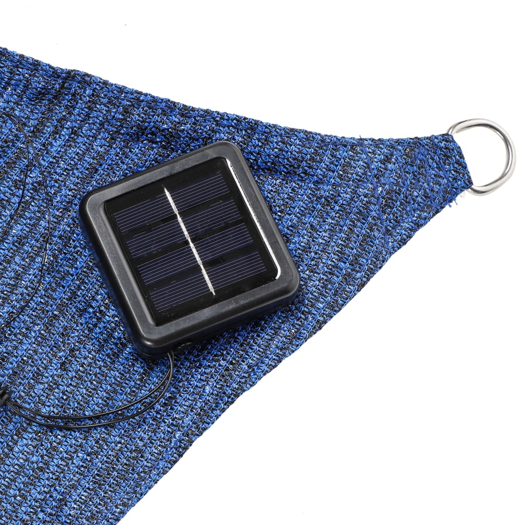 

HI Zonnezeil met 100 LED's 2x3 m lichtblauw
