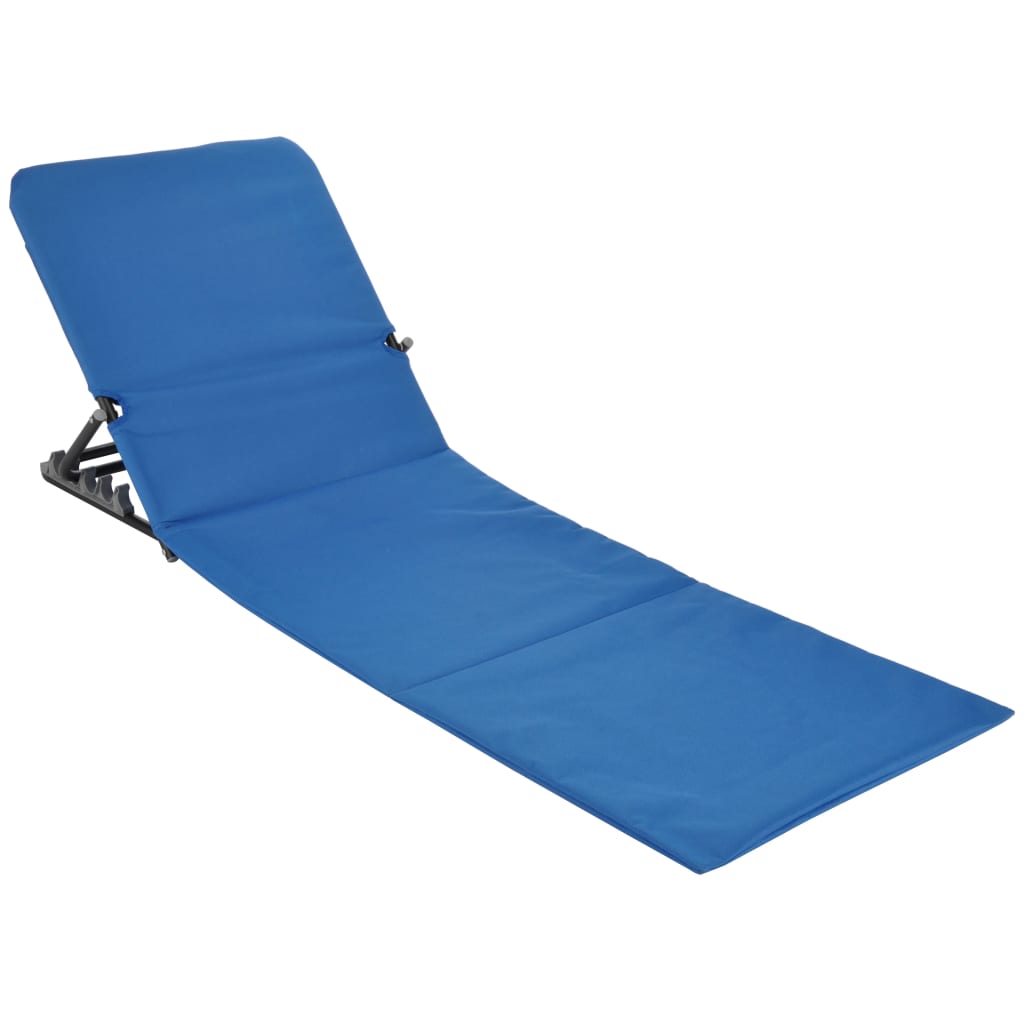 

HI Strandmat stoel opvouwbaar PVC blauw