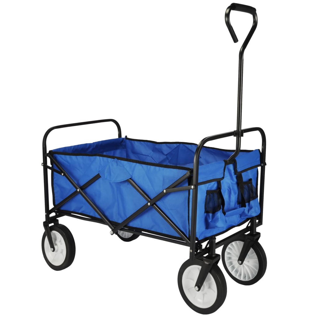 HI Bolderkar inklapbaar 53,5x83x27 cm blauw afbeelding